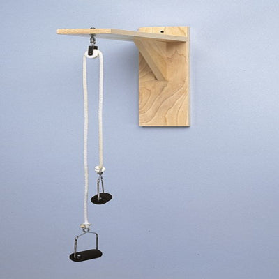 Wall-Mounted Wooden Pulley