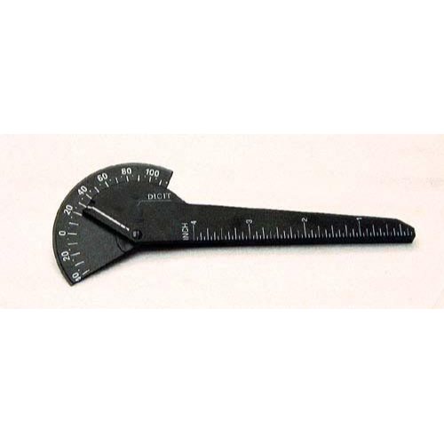 Plastic Finger Goniometer - 180° Range