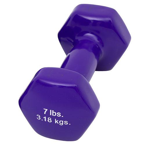 Color Vinyl Coated Dumbbell Weights