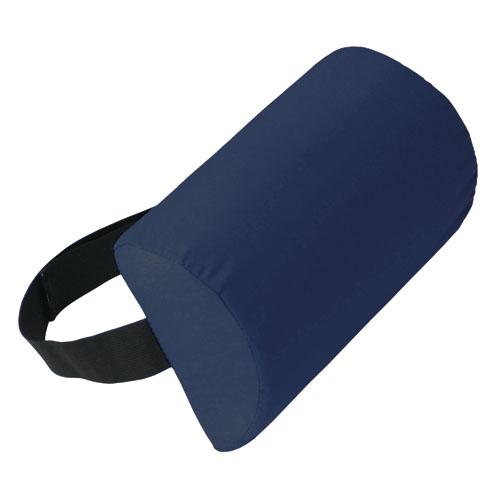 Lumbar Roll Half Pillow with Strap - Navy, 7" x 11"