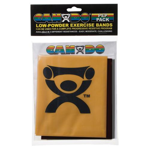 CanDo Exercise Band PEP Packs
