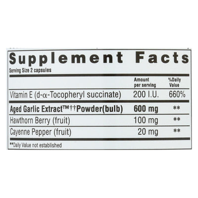 Kyolic - Aged Garlic Extract Circulation Formula 106 - 300 Capsules