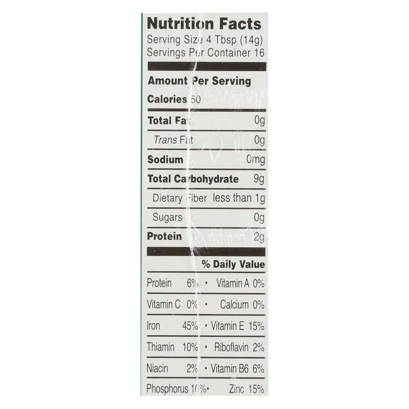 Earth's Best Organic Whole Grain Oatmeal Infant Cereal - Case Of 12 - 8 Oz.