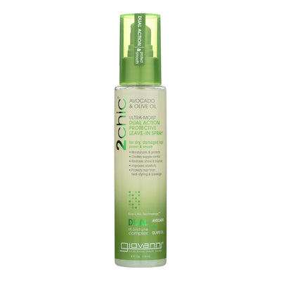 Giovanni Hair Care Products Spray Leave In Conditioner - 2chic Avocado - 4 Oz