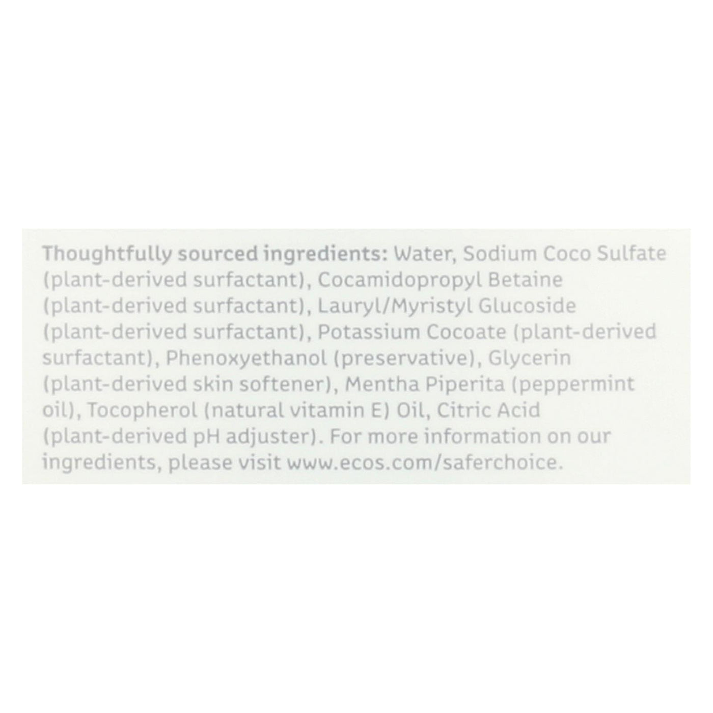 Ecos - Hypoallergenic Conditioning Pet Shampoo - Peppermint - 17 Fl Oz.