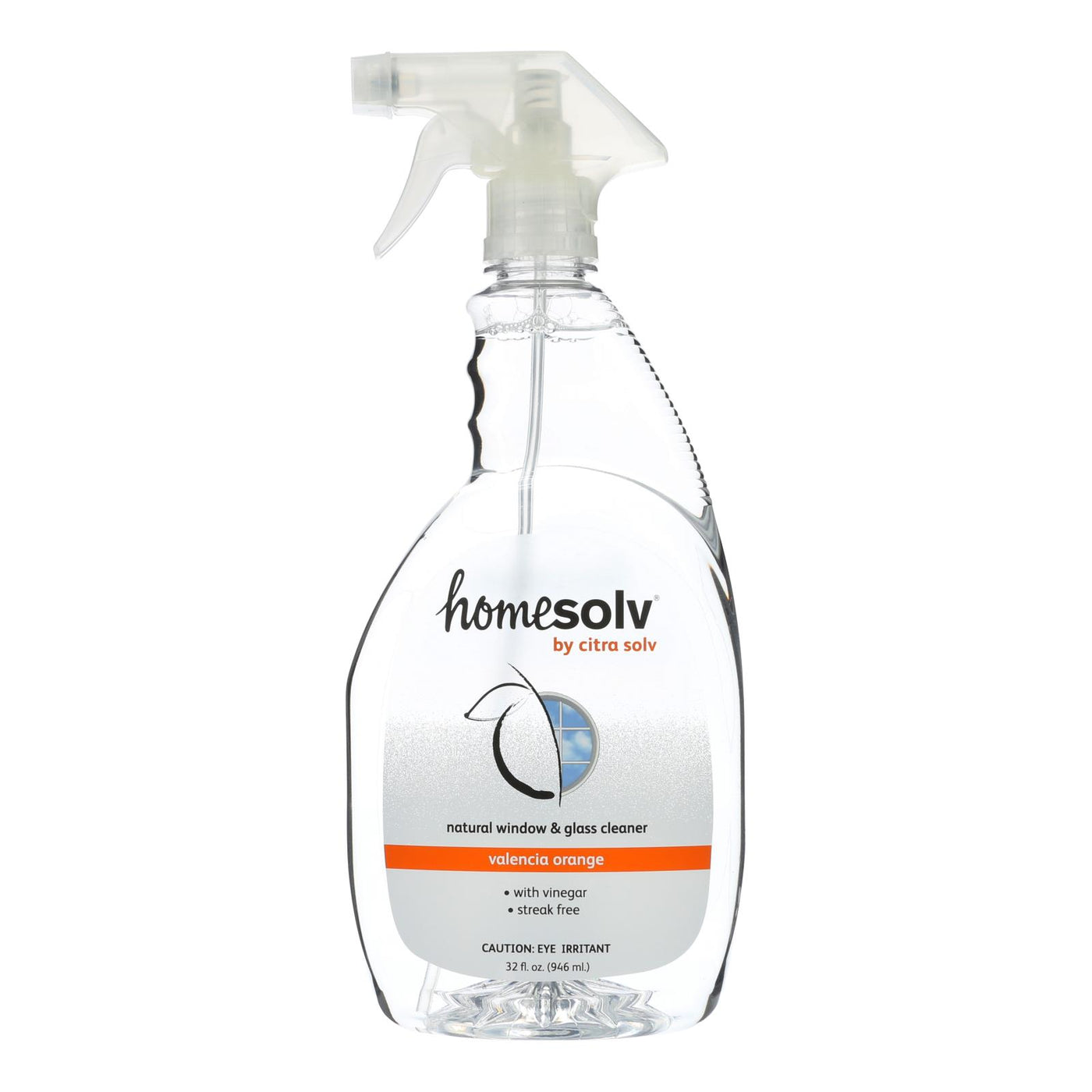 Citra-solv Natural Window And Glass Cleaner - Valencia Orange - Case Of 6 - 32 Fl Oz.