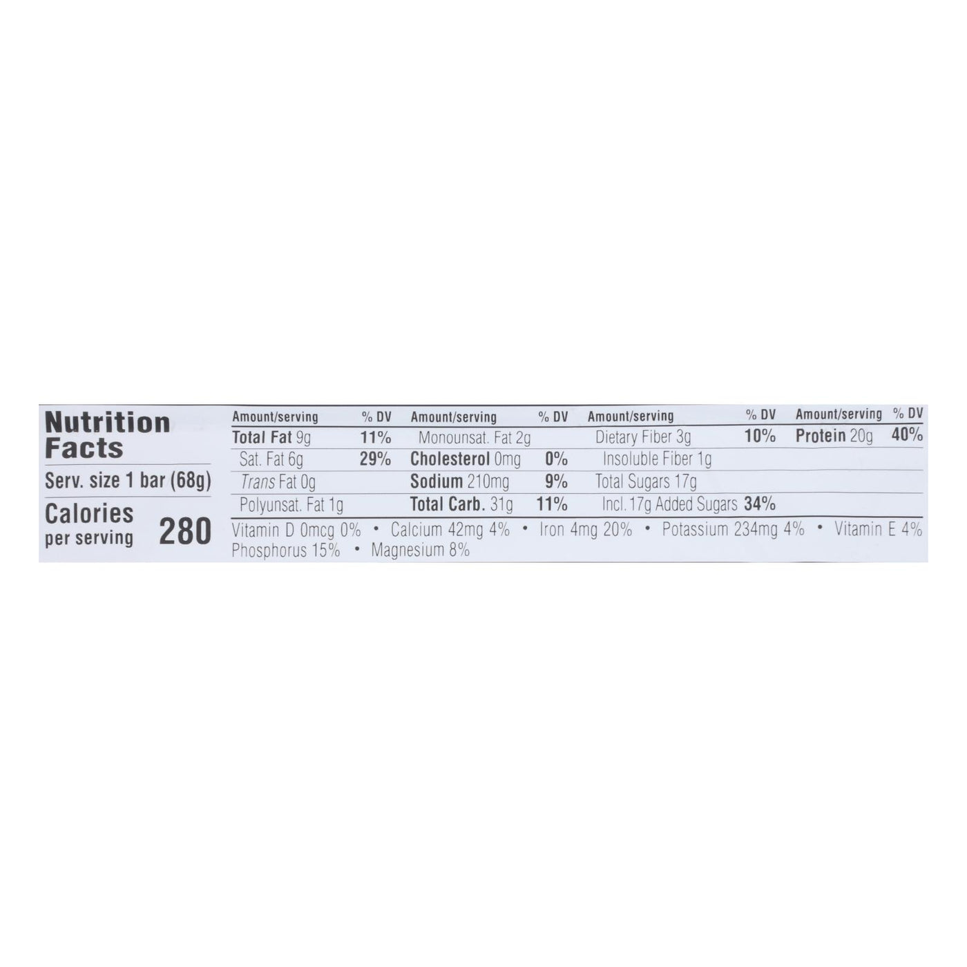 Clif Bar Builder Bar - Chocolate - Case Of 12 - 2.4 Oz