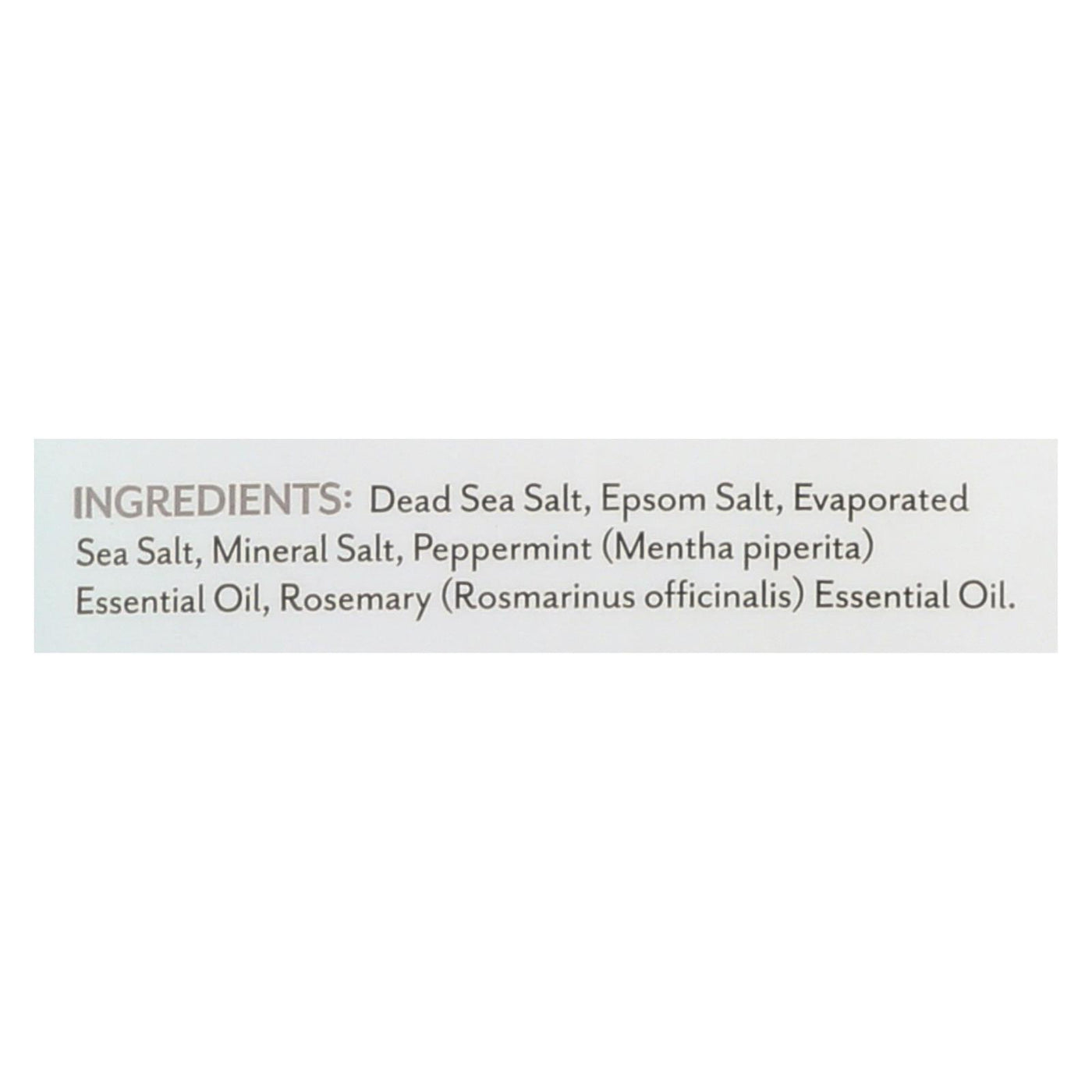 Soothing Touch Bath Salts - Peppermint Rosemary - 32 Oz