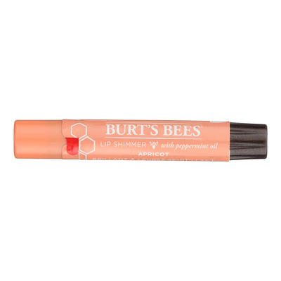 Burts Bees - Lip Shimmer - Apricot - Case Of 4 - 0.09 Oz