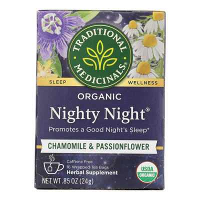 Traditional Medicinals Organic Nighty Night Tea - Caffeine Free - 16 Bags