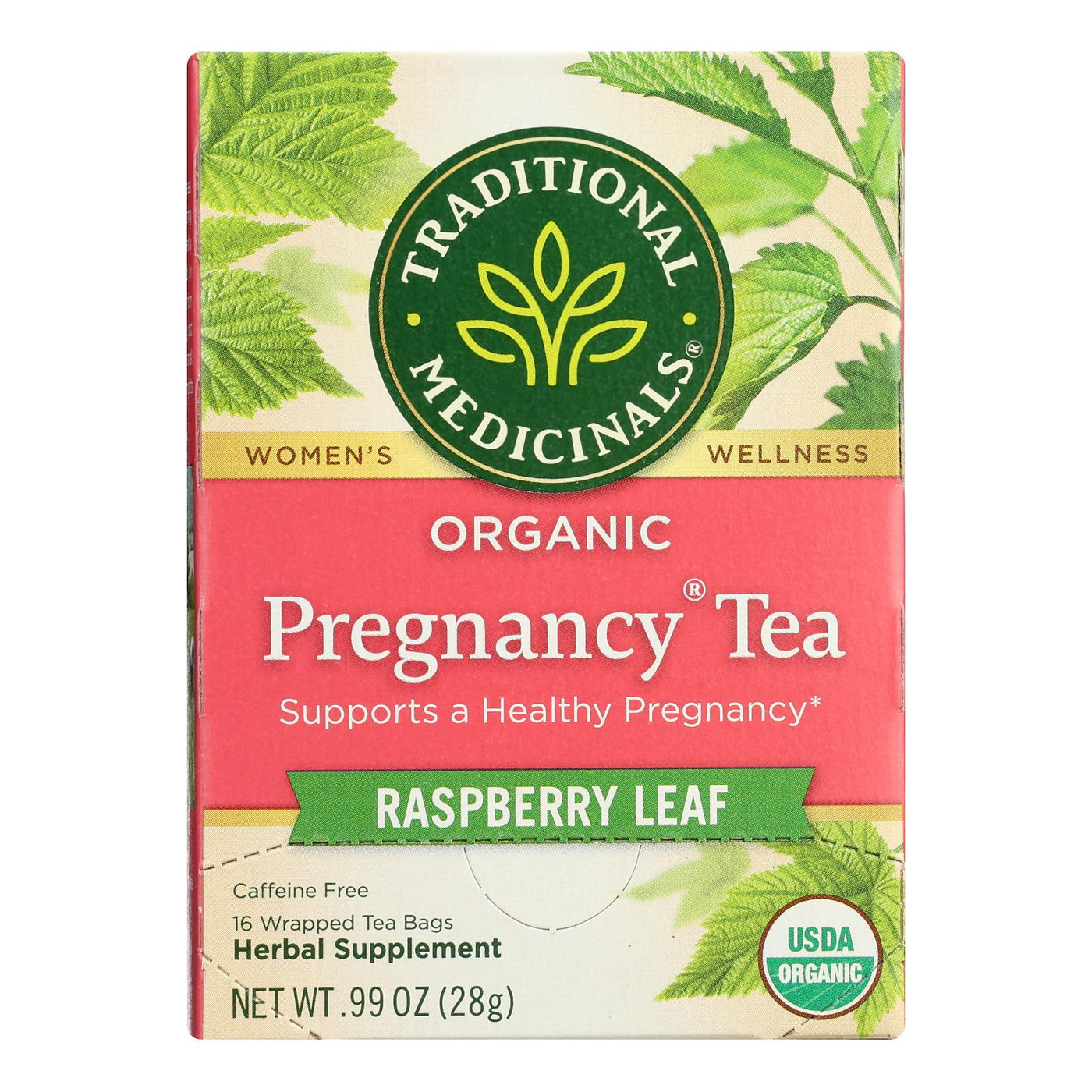 Traditional Medicinals Organic Pregnancy Tea - Caffeine Free - 16 Bags