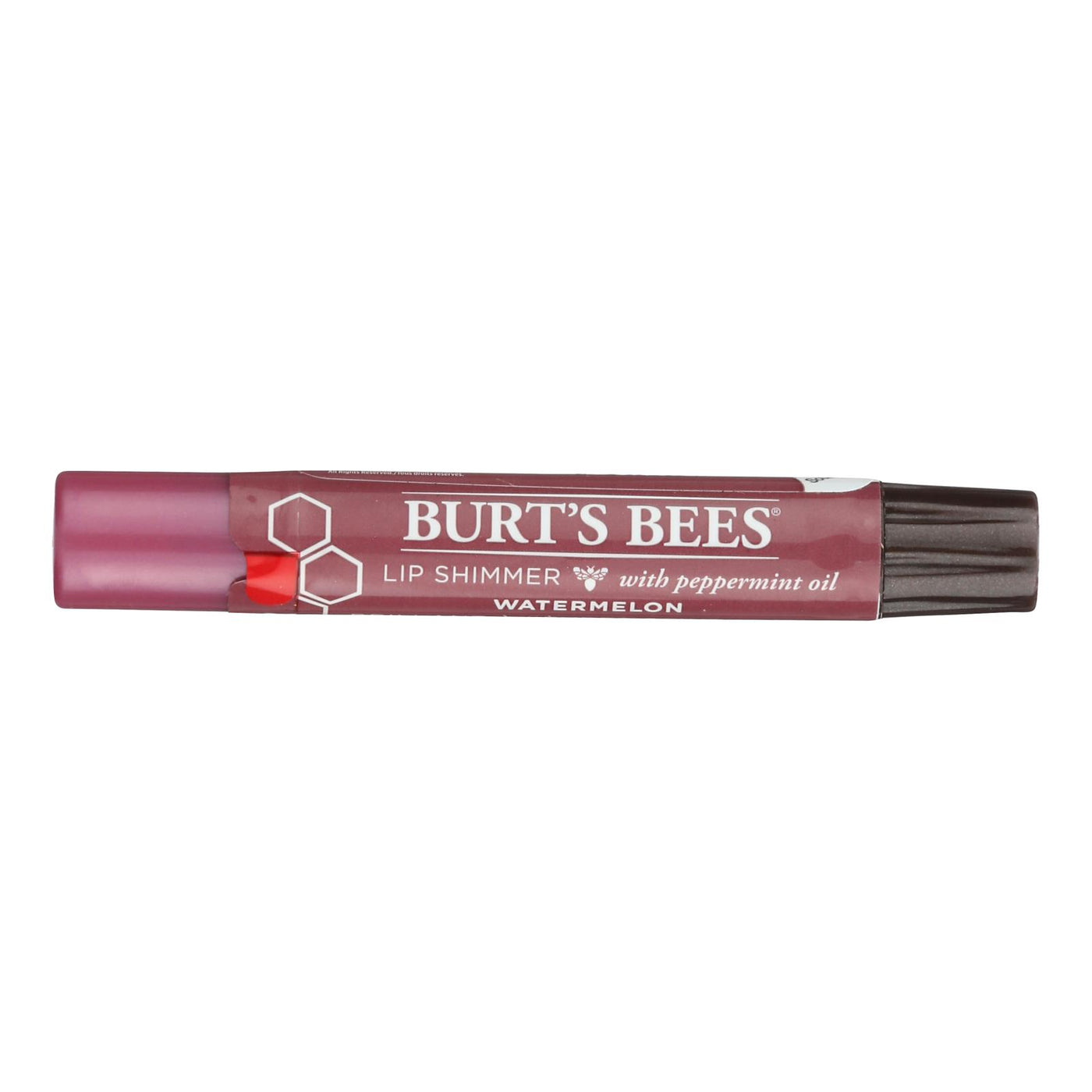 Burts Bees - Lip Shimmer - Watermelon - Case Of 4 - 0.09 Oz