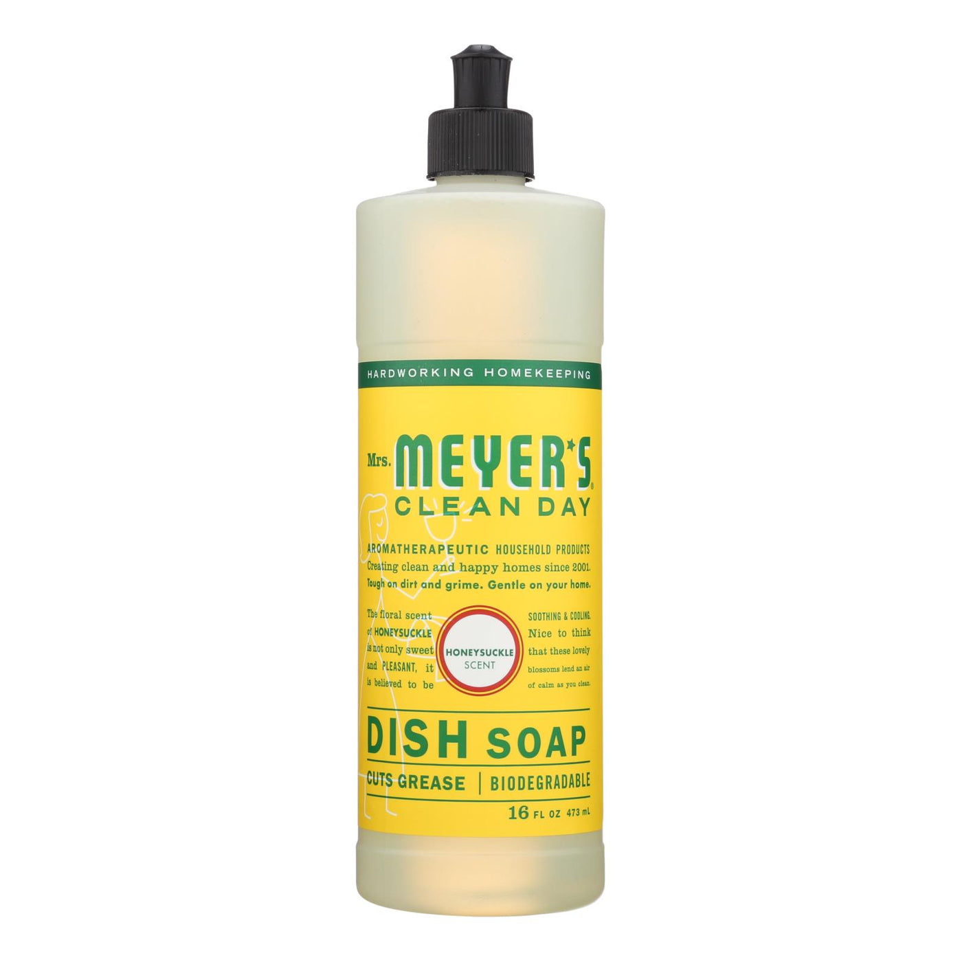 Mrs. Meyer's Clean Day - Liquid Dish Soap - Honeysuckle - 16 Oz