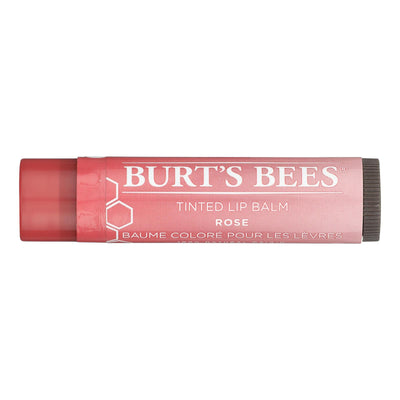 Burts Bees - Lip Balm - Tint - Rose - Case Of 2 - .15 Oz