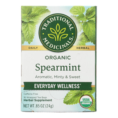 Traditional Medicinals Organic Tea - Spearmint 16 Bags
