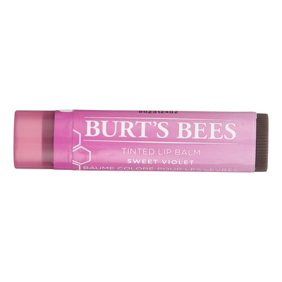 Burts Bees - Lip Balm - Tint - Sweet Violet - Case Of 2 - .15 Oz