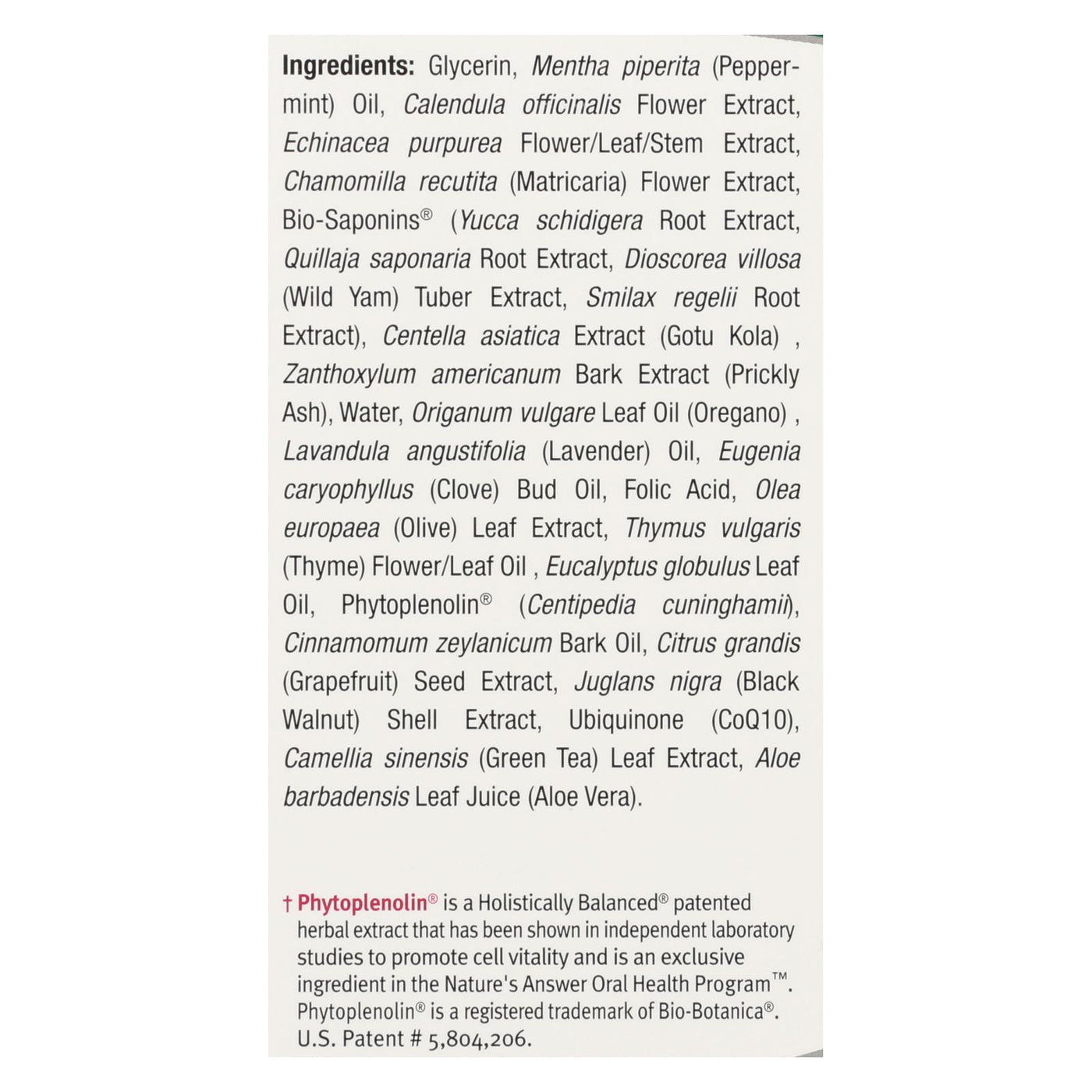 Nature's Answer - Periocleanse Oral Cleansing Concentrate - 4 Fl Oz