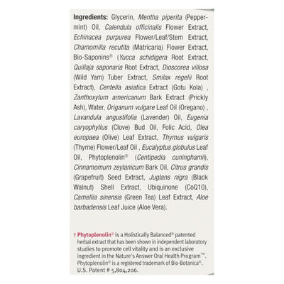 Nature's Answer - Periocleanse Oral Cleansing Concentrate - 4 Fl Oz