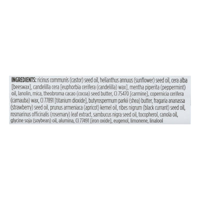 Burts Bees - Lip Shimmer - Rhubarb - Case Of 4 - 0.09 Oz