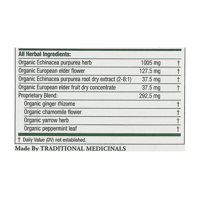 Traditional Medicinals Organic Echinacea Elder Herbal Tea - 16 Tea Bags