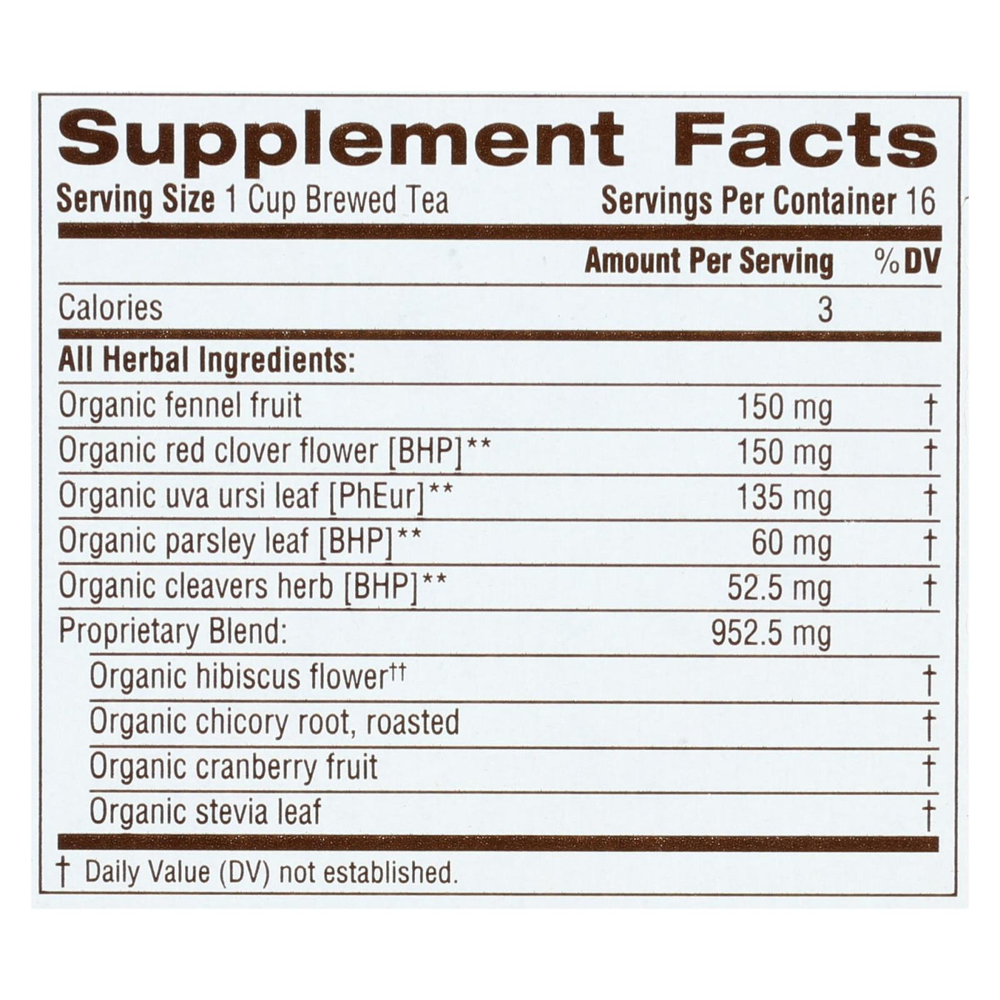 Traditional Medicinals Organic Weightless Cranberry Herbal Tea - Caffeine Free - 16 Bags