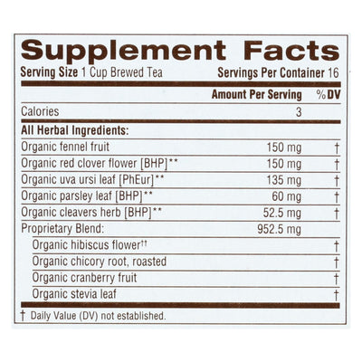 Traditional Medicinals Organic Weightless Cranberry Herbal Tea - Caffeine Free - 16 Bags