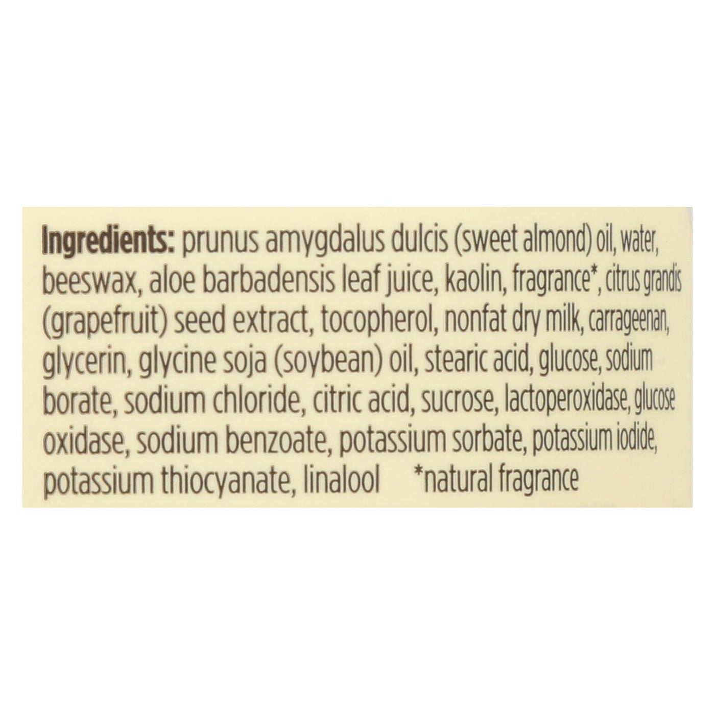 Burts Bees - Hand Cream - Almond & Milk - 2 Oz