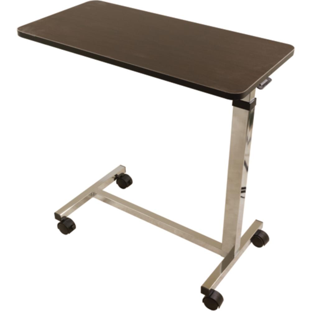 Overbed Table - Non-Tilt with Chrome Finish (30" x 15")