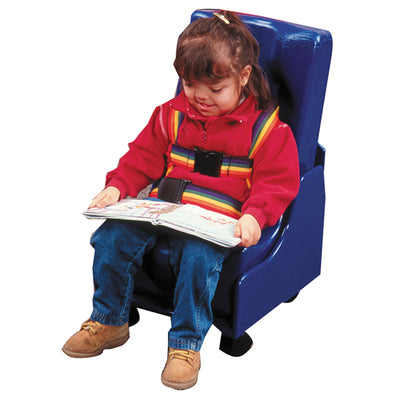 Skillbuilders 2-Piece Mobile Floor Seat with Wood Base