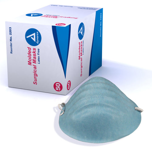 Surgical Face Masks – Cone Shaped, Blue, 50/Box