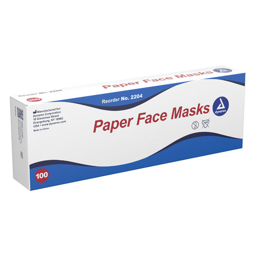 Paper Face Masks - 100/Box