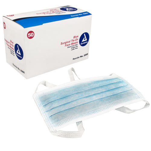 Surgical Tie-On Face Mask - 50/Box