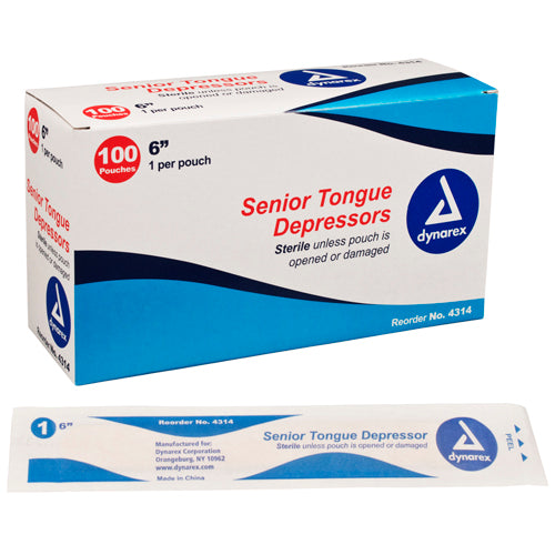 Sterile Tongue Depressors – Box of 100
