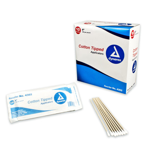 Non-Sterile Cotton Tipped Applicators 6" – Box of 1000