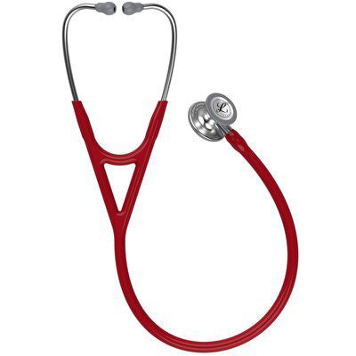 3M Littmann Cardiology IV Stethoscope - Burgundy Tube with Mirror Finish
