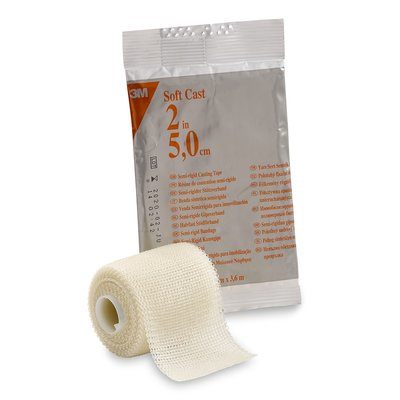 3M Scotchcast Soft Cast Tape - White, Box of 10