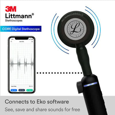 3M Littmann CORE Digital Stethoscope - Black