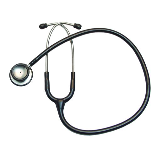 Stainless Steel Stethoscope – Adult, Black