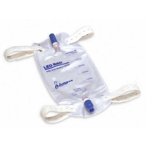Leg Bag with Valve - Box of 12