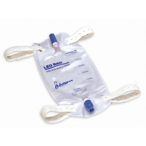 Leg Bag with Valve - Box of 12