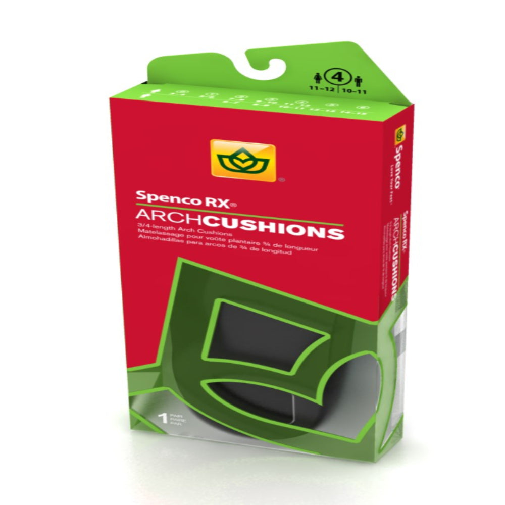 Arch Cushions 3/4 Length Insoles - Women’s 7-8, Men’s 6-7