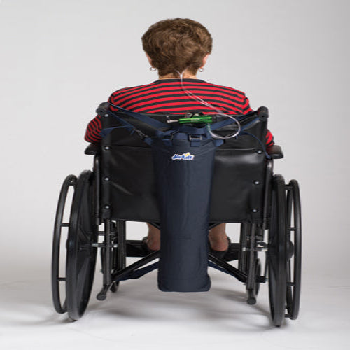 Carrier Bag for D & E Cylinders - Attaches to Wheelchair & Scooter