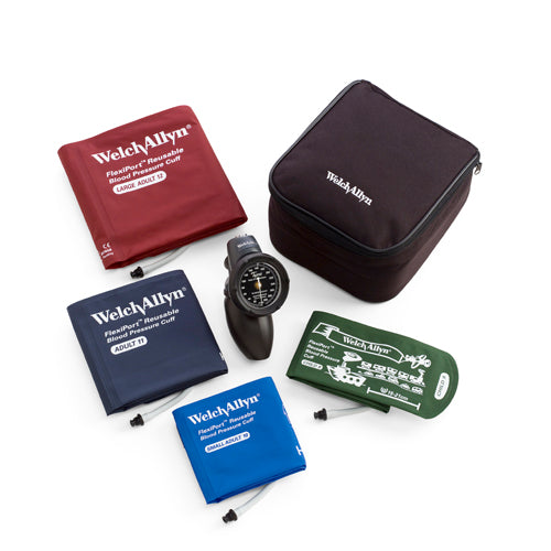 Family Practice Aneroid BP Kit with Multi-Size Print Cuffs (DS58-MC)