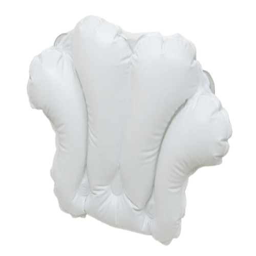 Inflatable Bath Pillow with Suction Cups