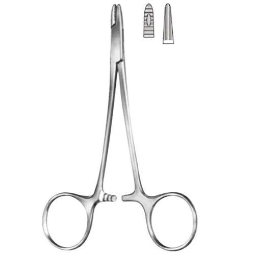 5" Derf Needle Holder – Serrated