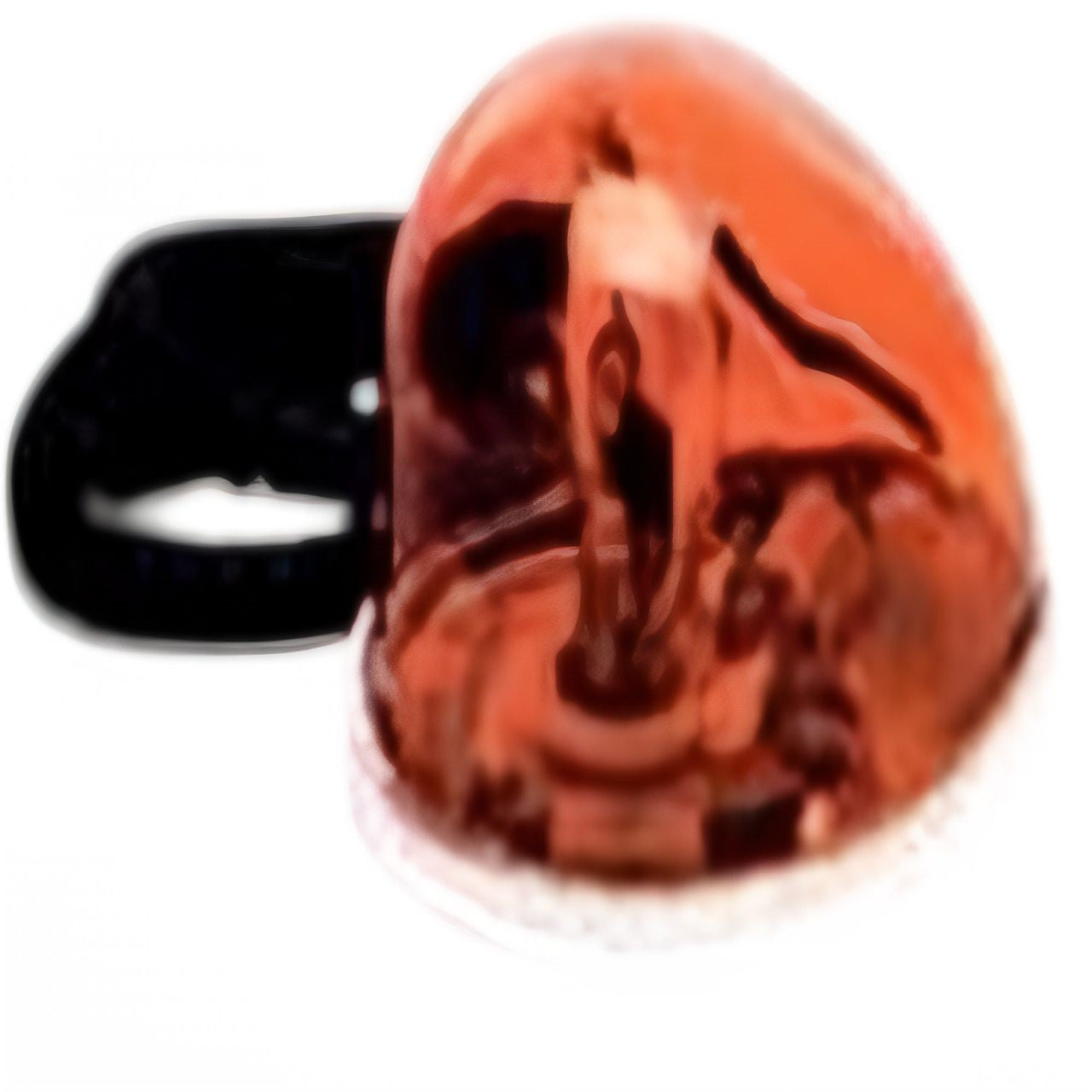 Red Tear Drop Dome Emergency Light