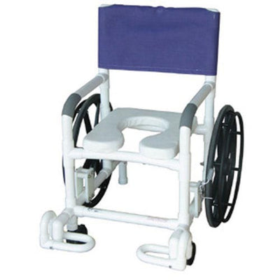 PVC Multi-Purpose Shower Chair with Wheels