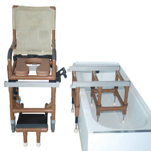 Deluxe Dual Commode & Shower Transfer Chair – PVC