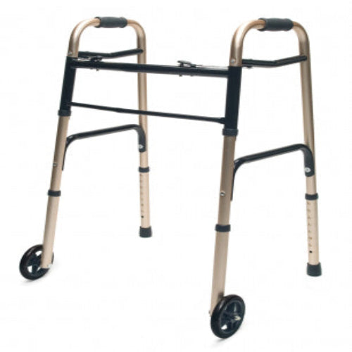 Adult Folding Walker with 5 Wheels – Case of 2