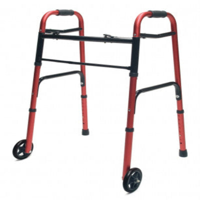 Adult Folding Walker with 5 Wheels – Case of 2